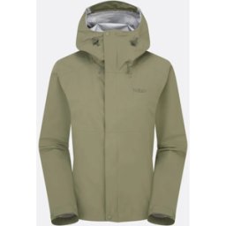 Rab Firewall Waterproof Jacket Dames (Maat - 16, Kleur - Light Khaki)