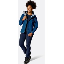 Rab Firewall Waterproof Jacket Dames (Maat - 10, Kleur - Tempest Blue)