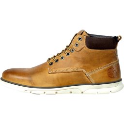 Jack & Jones - Maat 42 - Heren Sneakers Jfw Tubar Leather - Bruin