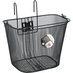 Dunlop Fietsmand - zwart - 22 liter - 35 x 25 x 36 cm - mand voor aan stuur