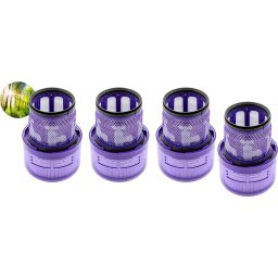 4 x HEPA filter compatible met Dyson V11 en V15 Stofzuiger Motor Wasbaar Absolute Pro Total Clean Torque Drive Animal Parquet SV14