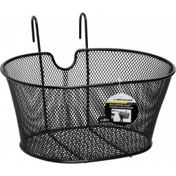 Dunlop Fietsmand - zwart - draadstaal - 38 x 30 x 20 cm