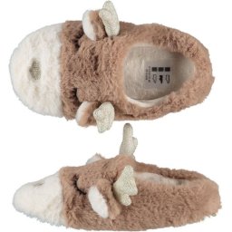 Apollo - maat 35/36- Meisjes Huisslippers X-Mas - Beige