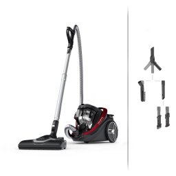 Rowenta RO7933 Silent Force Cyclonic Effitech Multi Stofzuiger zonder zak Rood