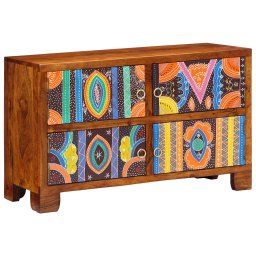 vidaXL Schoenenkast 90 x 35 x 55 cm Massief Acaciahout Bruin