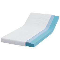 vidaXL Matras Wit 90 x 190 cm Jacquard stof