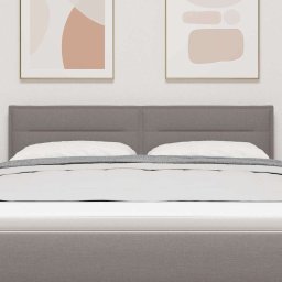 vidaXL Hoofdbord Taupe 160 cm Stof