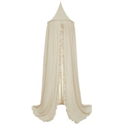 Jollein Baby Klamboe Vintage Ruffle 245cm - Nougat