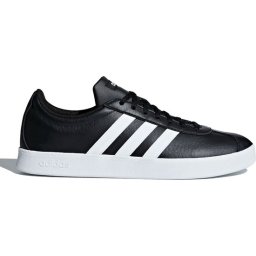 adidas - maat 44 2/3 - Vl Court 2.0 Heren Sneakers - Core Black/Ftwr White/Ftwr White