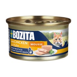 12x85g Bozita Mousse Postbiotics Kip Kattenvoer nat