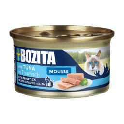 12x85g Bozita Mousse Postbiotics Tonijn Kattenvoer nat