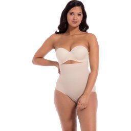 MAGIC Bodyfashion - Maat S - Maxi Sexy Hi-Brief Dames Corrigerend ondergoed - Latte