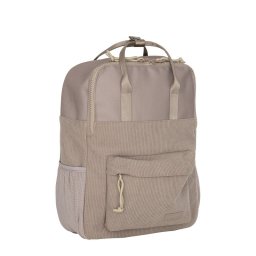 New Rebels Springfield Ribbi Rugzak 13L - Stevig Rib Polyester - Lichtgewicht Schooltas & Werktas - Taupe