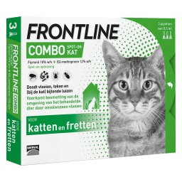 3 Pipetten Frontline Combo Spot-On Kat