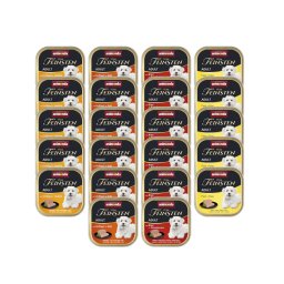 voordeelverpakking 44x150g Mix I (4 soorten) animonda vom Feinsten Adult nat hondenvoer