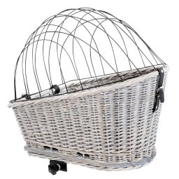 Trixie fietsmand met rooster voor bagagedrager 35x49x55cm hond