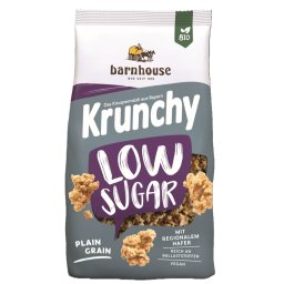 Barnhouse Krunchy Low Sugar Plain Grain Biologische Muesli