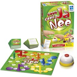 Megableu Geen Ja Geen Nee - Grappig Familiespel met Ringende Bel - Gezelschapsspel voor Kinderen - 2-6 Spelers - Inclusief Reisspel