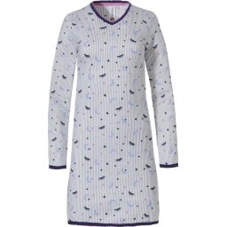 Rebelle Maat 42 Stars Vrouwen Nachthemd - Dark Blue