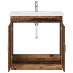 vidaXL Badkamermeubelset Oud hout 81 x 40 x 84,5 cm Bewerkt hout