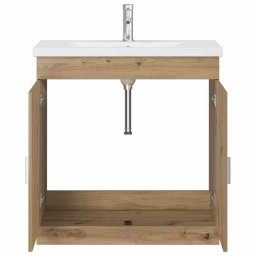vidaXL Badkamermeubelset Artisanaal eiken 81 x 40 x 84,5 cm