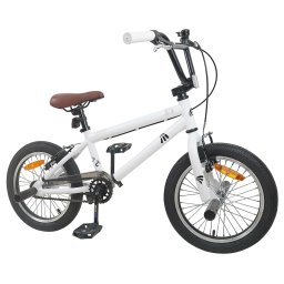vidaXL BMX Fiets 16 Inch voor 5-8 jaar oud Wit