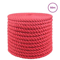 vidaXL Jute Touw 20 mm Rood 100% Tossa jute