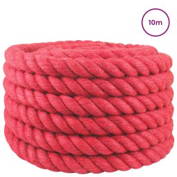 vidaXL Jute Touw 60 mm Rood 100% Tossa jute