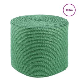 vidaXL 4 mm Groen 100% Tossa jute