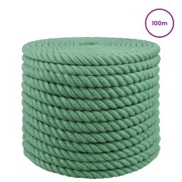 vidaXL Jute Touw 20 mm Groen 100% Tossa jute