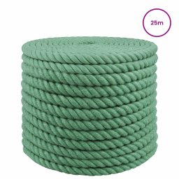 vidaXL Jute Touw 24 mm Groen 100% Tossa jute