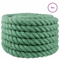 vidaXL Jute Touw 36 mm Groen 100% Tossa jute