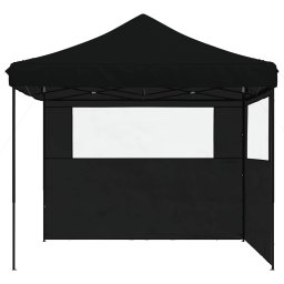 vidaXL Partytent Zwart 292 x 292 x 315 cm Oxford Stof