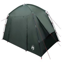 vidaXL Huisje Tent met dak Legergroen 210 x 210 x 138 cm Polyester