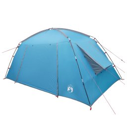 vidaXL Huisje Tent met dak Blauw 400 x 210 x 180 cm Polyester