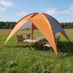 vidaXL Camping Tent met Regenhoes Waterdicht 4-persoons