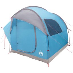 vidaXL Autotent met dak Blauw 239 x 210 x 210 cm Polyester en staal