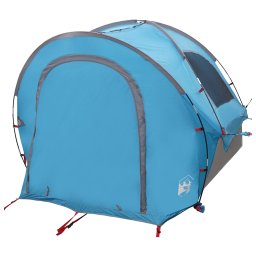 vidaXL Autotent 200 x 170 x 170 cm Blauw Polyester en staal