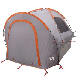 vidaXL Autotent 200 x 170 x 170 cm Grijs en Oranje Polyester en staal