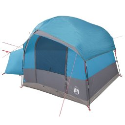 vidaXL Tailgate Tent met Regenfly Waterdicht Blauw 250 x 250 x 220 cm