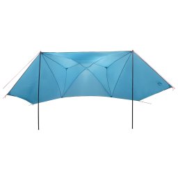 vidaXL Autotent 350 x 250 cm Blauw Polyester en staal