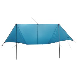 vidaXL Voertuig luifel Blauw 518 x 580 x 215 cm Polyester en staal