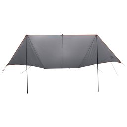 vidaXL Voertuig luifel met dak Grijs en Oranje 518 x 580 x 215 cm