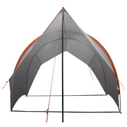 vidaXL Tailgate Luifel Waterdicht 405 x 280 x 220 cm Grijs en Oranje
