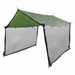 vidaXL Campingzeil met gaaswanden 340 x 260 x 220 cm Groen