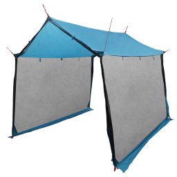 vidaXL Campingzeil met gaaswanden 270 x 210 x 210 cm Blauw