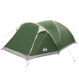 vidaXL Huisje Tent met dak Groen 8-persoons Polyester en staal
