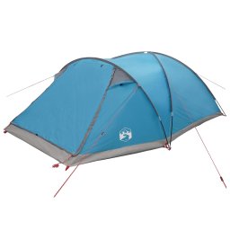 vidaXL Huisje Tent met dak Blauw 8-persoons Polyester en staal