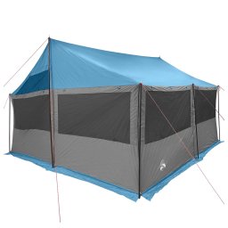 vidaXL Gezinstent met dak Blauw 450 x 400 x 265 cm Polyester en staal