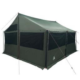 vidaXL Gezinstent Leger groen 450 x 400 x 265 cm Polyester en staal